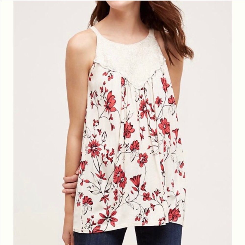 Anthropologie one September Yank Top Tunic XS